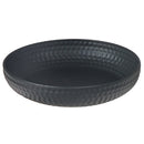 Metal Belly Bowl With Hammering Blue