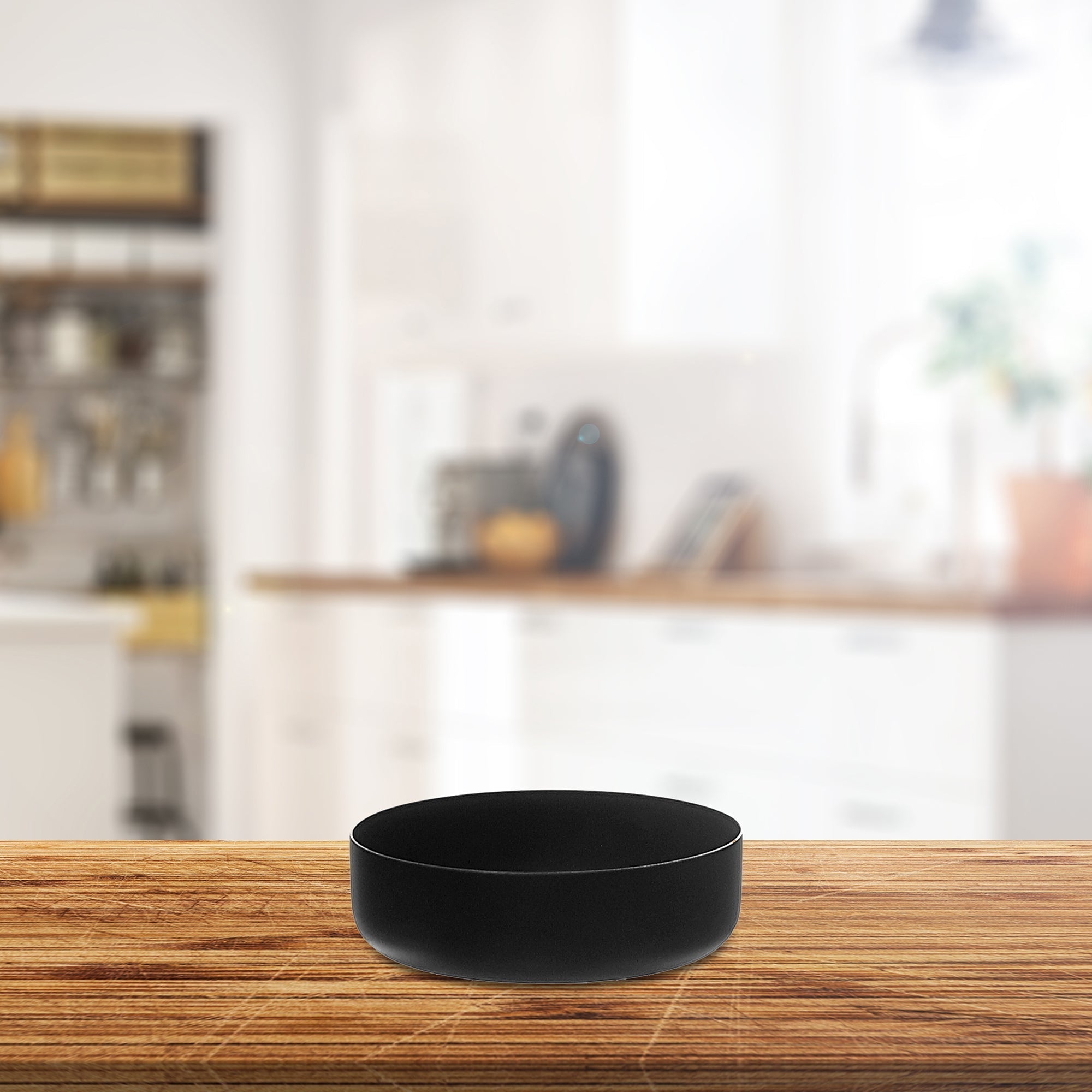 Set of 3 Black Metal Tapas Bowls – Appetizer Serving Dish, Kitchen Tableware