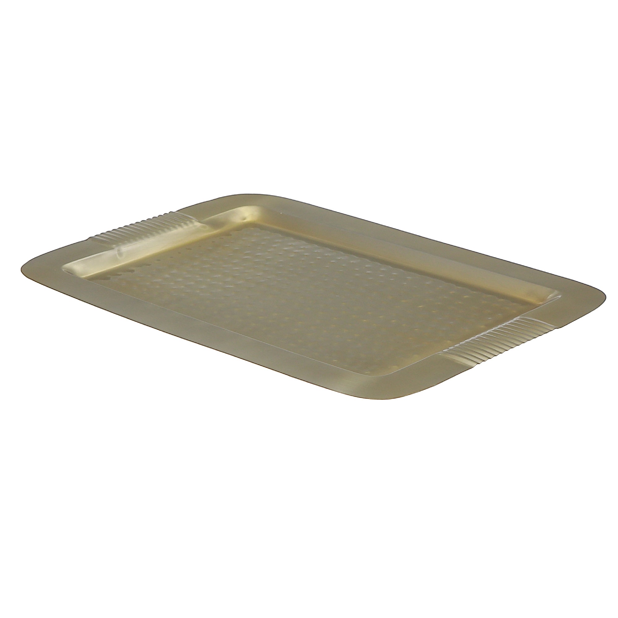 Rectangular Hammered Tray 17" x 12" Gold – Serving Tray, Decorative Kitchen Tableware