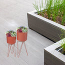 Set2 Planters With Tripod Stand-Black