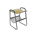 Magazine Rack With Wooden Table Top