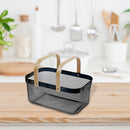 Rectangle Iron Mesh Storage Basket W/Handles