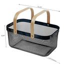 Rectangle Iron Mesh Storage Basket W/Handles