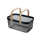 Rectangle Iron Mesh Storage Basket W/Handles