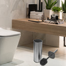 Stainless Steel Toilet Brush Holder With Lid