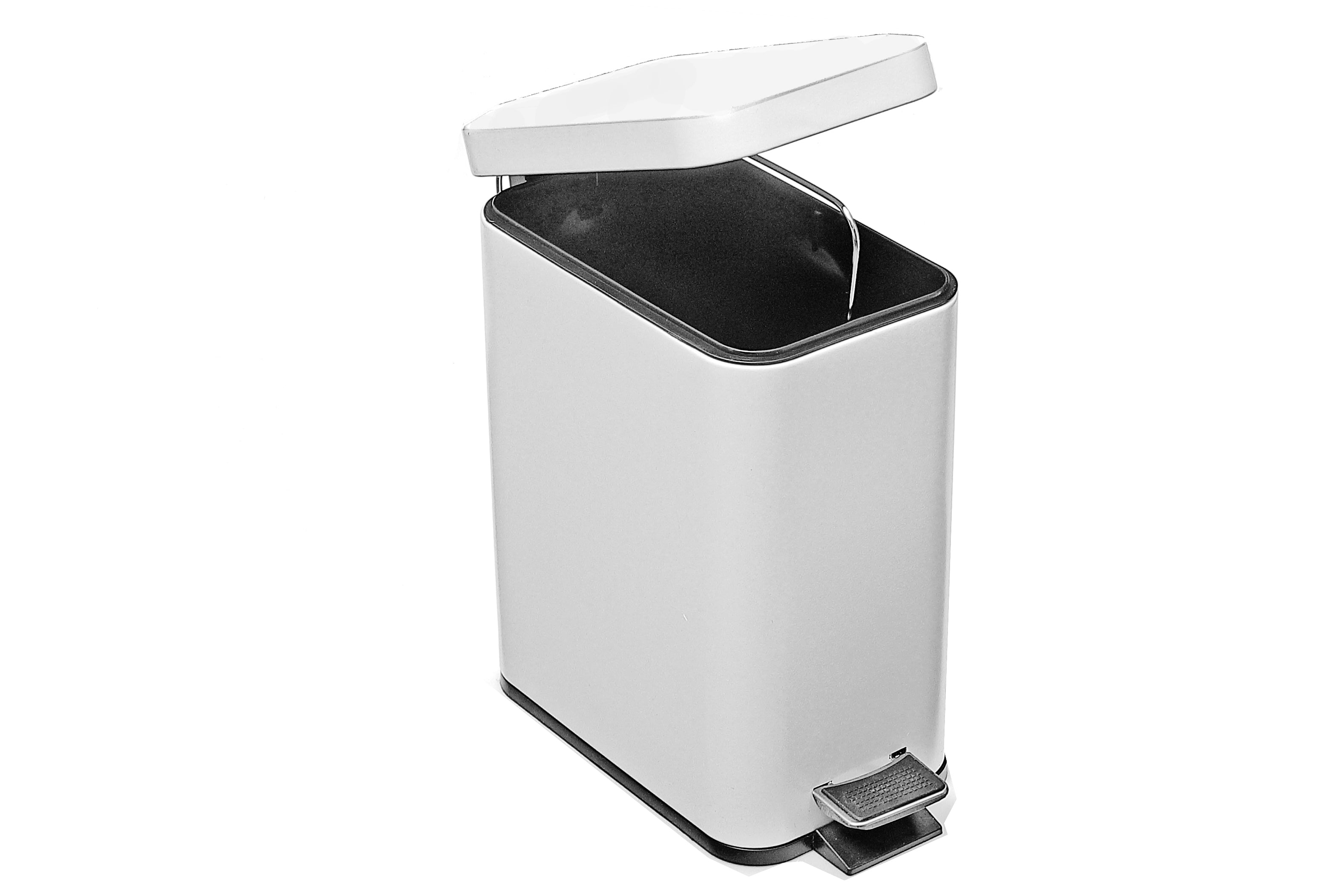 3L Metal Rect. Side Pedal Bin