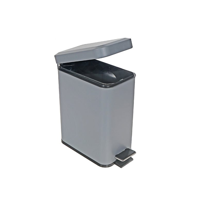5L Metal Rect. Side Pedal Bin