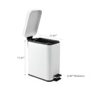 5L Metal Rect. Side Pedal Bin