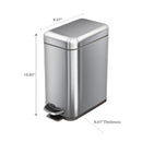 5L Stainless Steel Round Pedal Bin