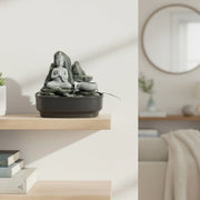 Polyresin Water Fountain Decor with Buddha Figure