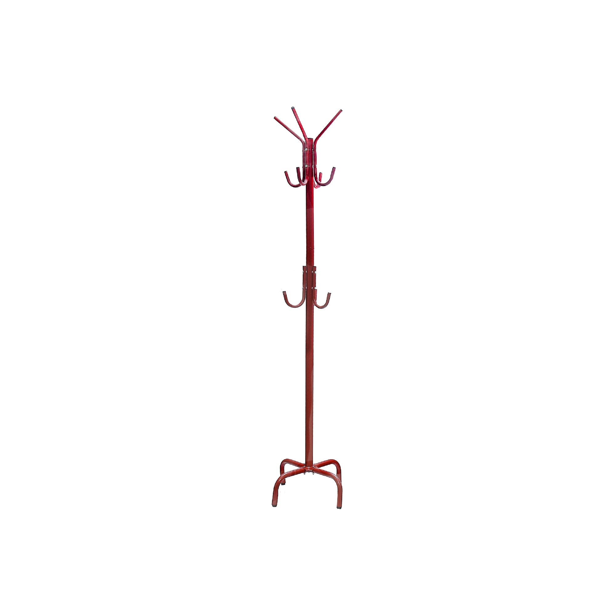 Clay-Colored Metal Coat Rack