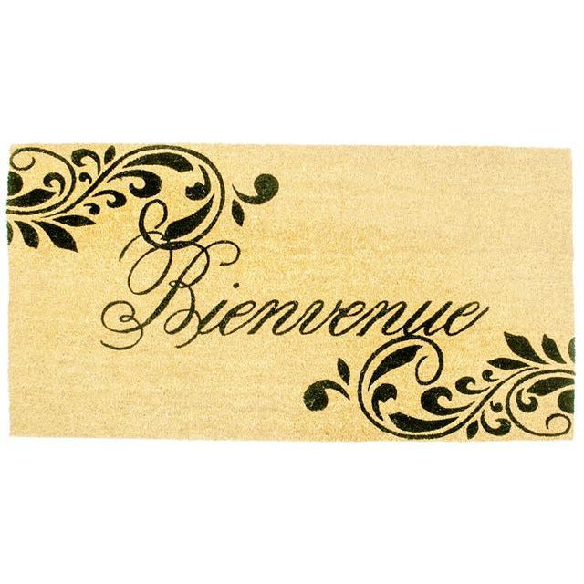 Bienvenue Coir Door Mat, Welcome Mat