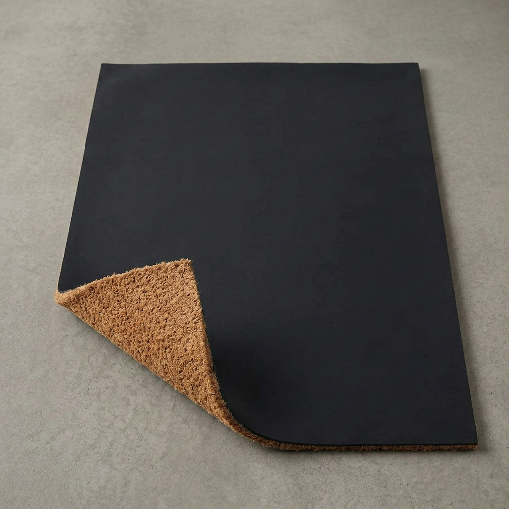 Non-slip rubber backing on reverse side.