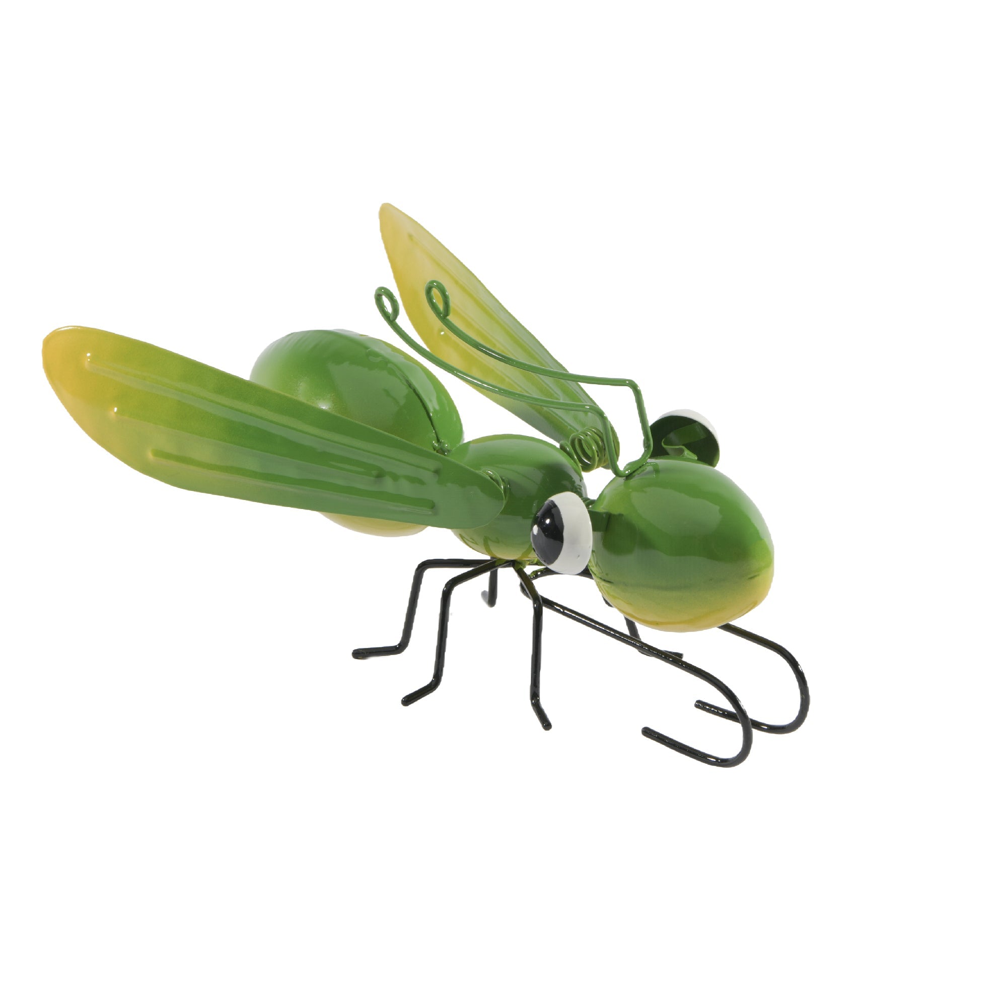 Metal Grasshopper Figurine for Garden Décor