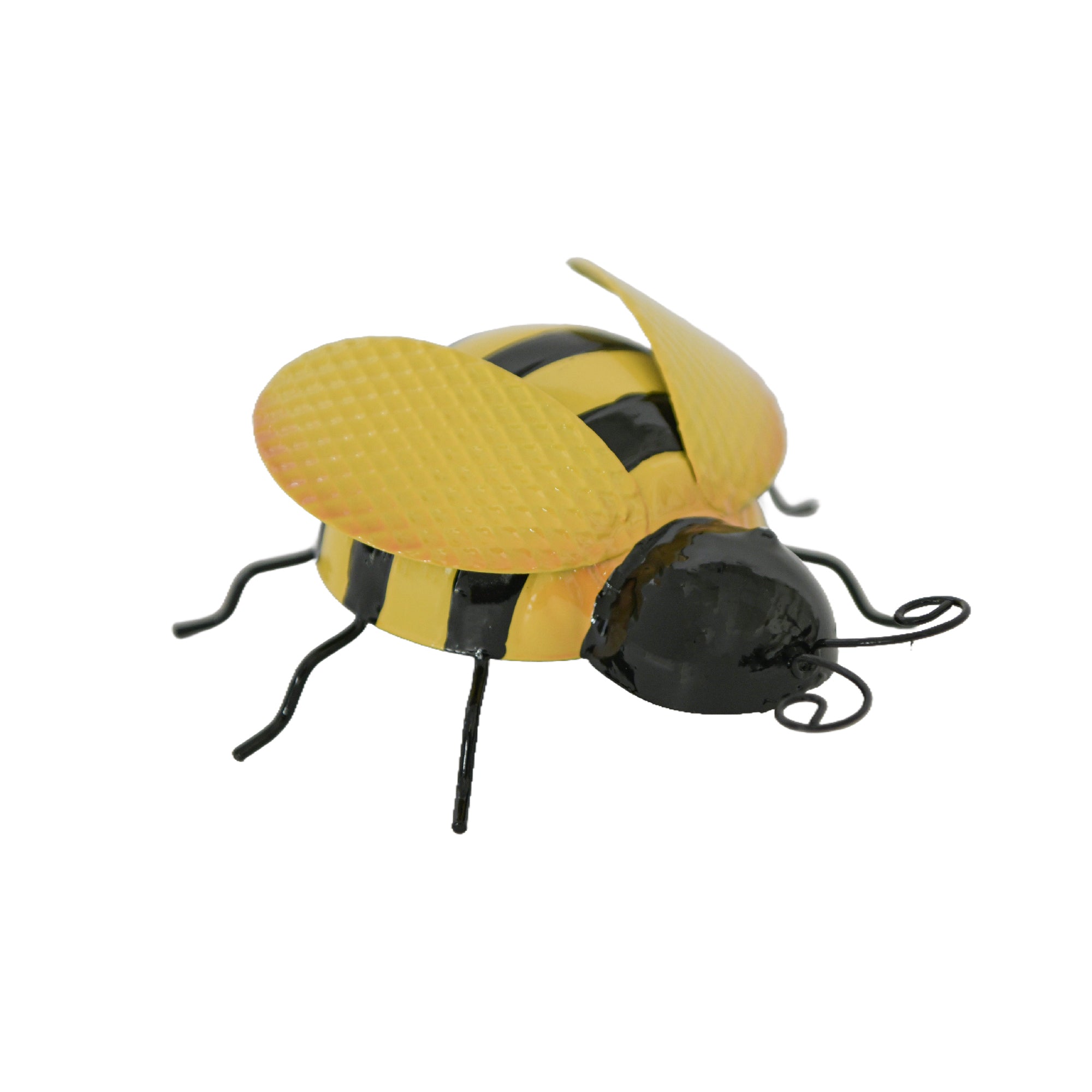Metal Bee Figurine for Garden Décor - Set of 6