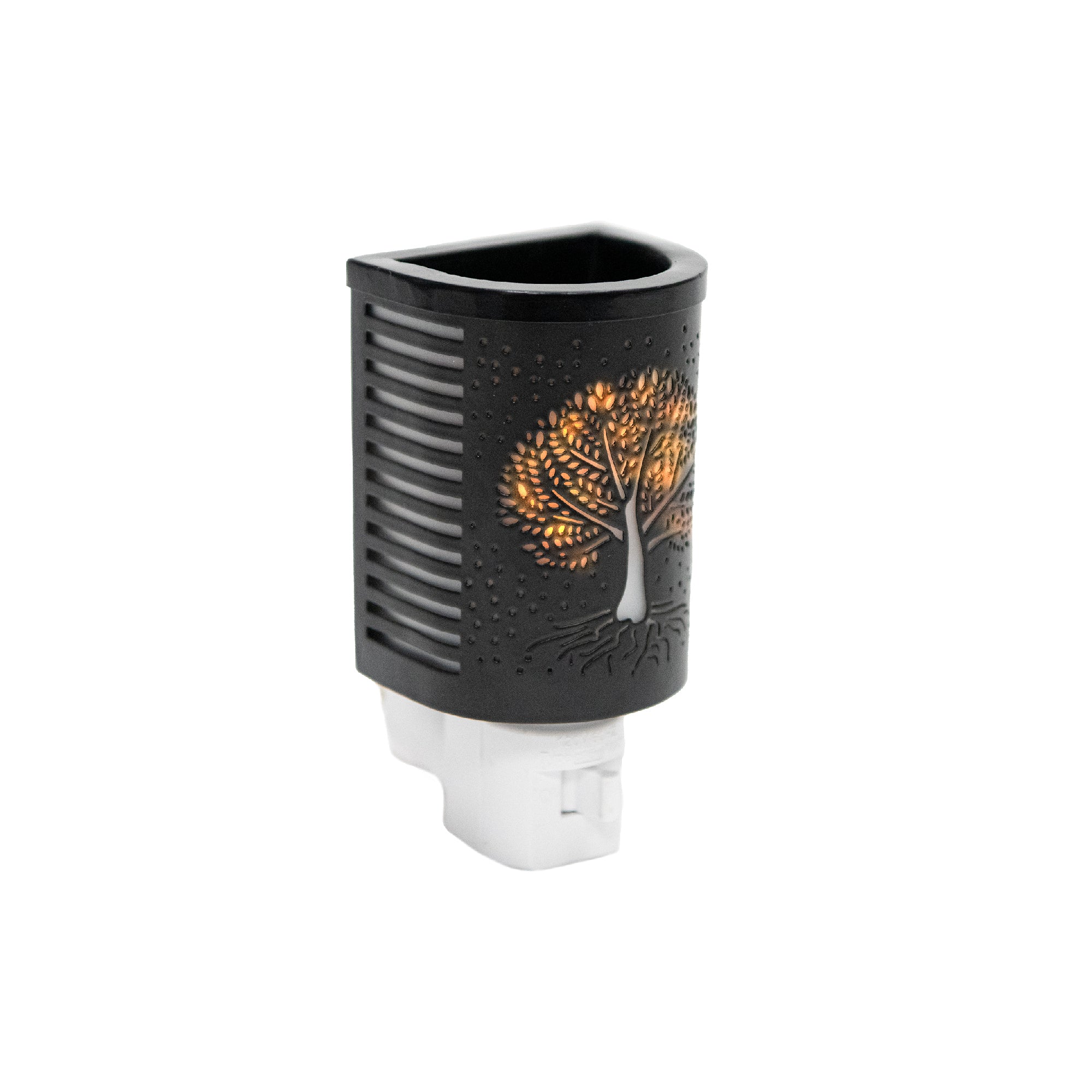 Metal Plug-In Wax Warmer Featuring Tree of Life Motif