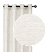 Jacquard Blackout Panel W 8 Grom (Linea) (Ivory) (96") - Set of 2