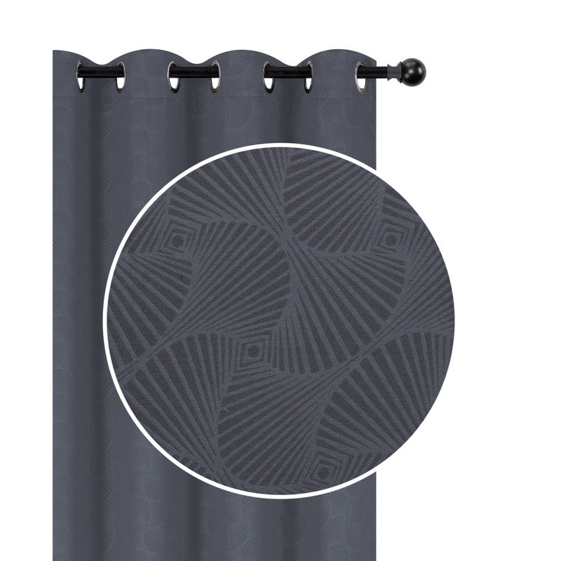 Embossed Panel W 8 Grom (Shell) (Gray) (96") - Set of 2