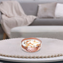 Soy 5.29 Oz 2 Wick Metal Dish Candle Aqua Oud