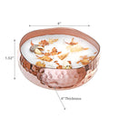 Soy 5.29 Oz 2 Wick Metal Dish Candle Aqua Oud