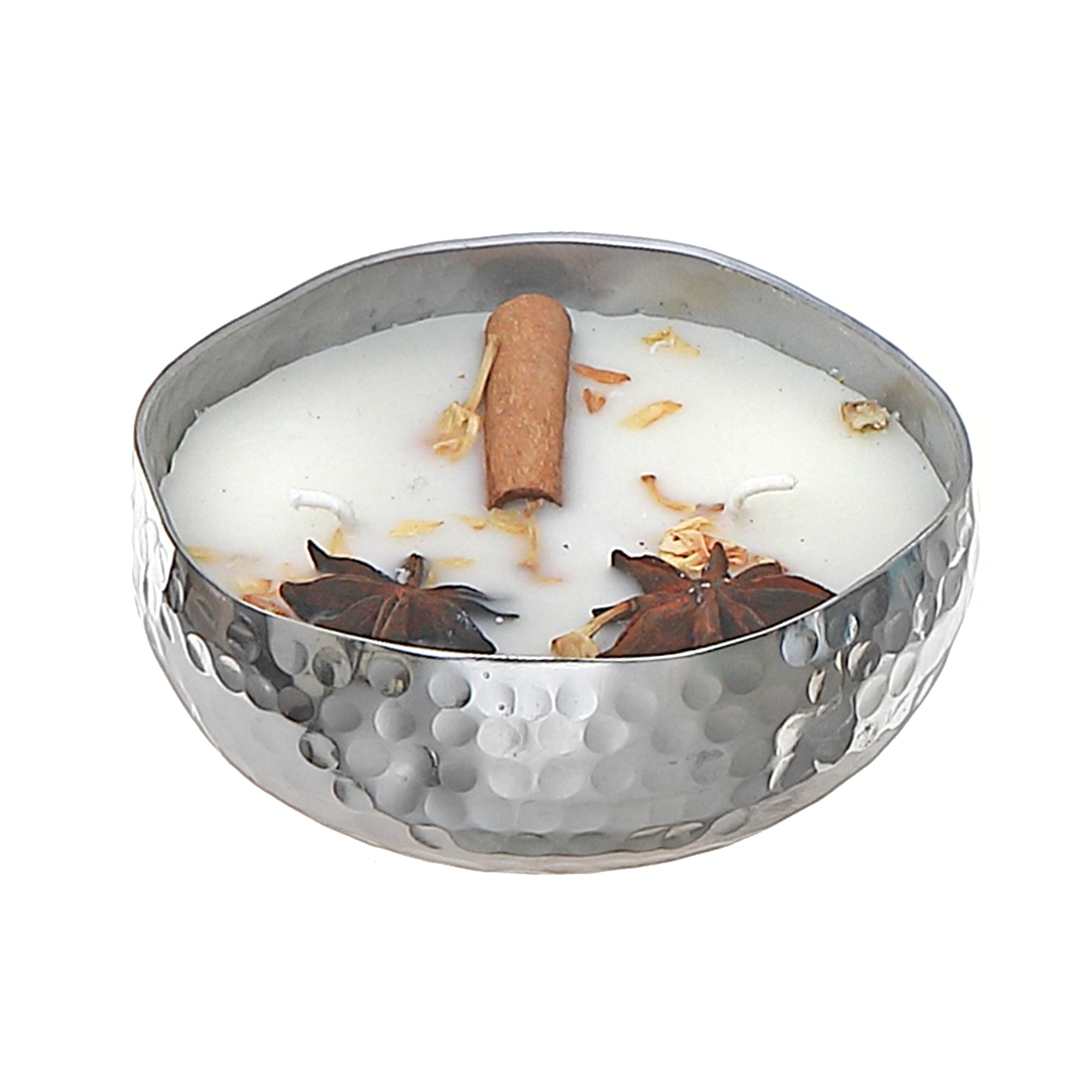 5.29oz 2-Wick Soy Candle in Metal Dish – Vanilla Madagascar Scent, Home Fragrance