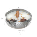 Soy 5.29 Oz 2 Wick Metal Dish Candle Vanilla Madagascar