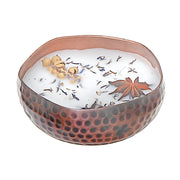 5.29oz 2-Wick Soy Candle in Metal Dish – Barossa Rose Plum Scent, Home Fragrance