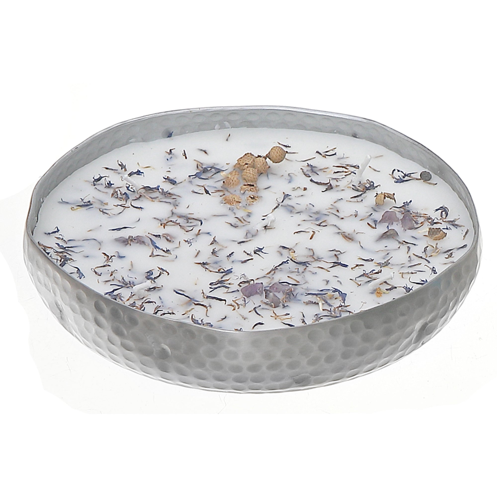 14oz 5-Wick Soy Candle in Metal Dish – French Lavender Scent, Home Fragrance
