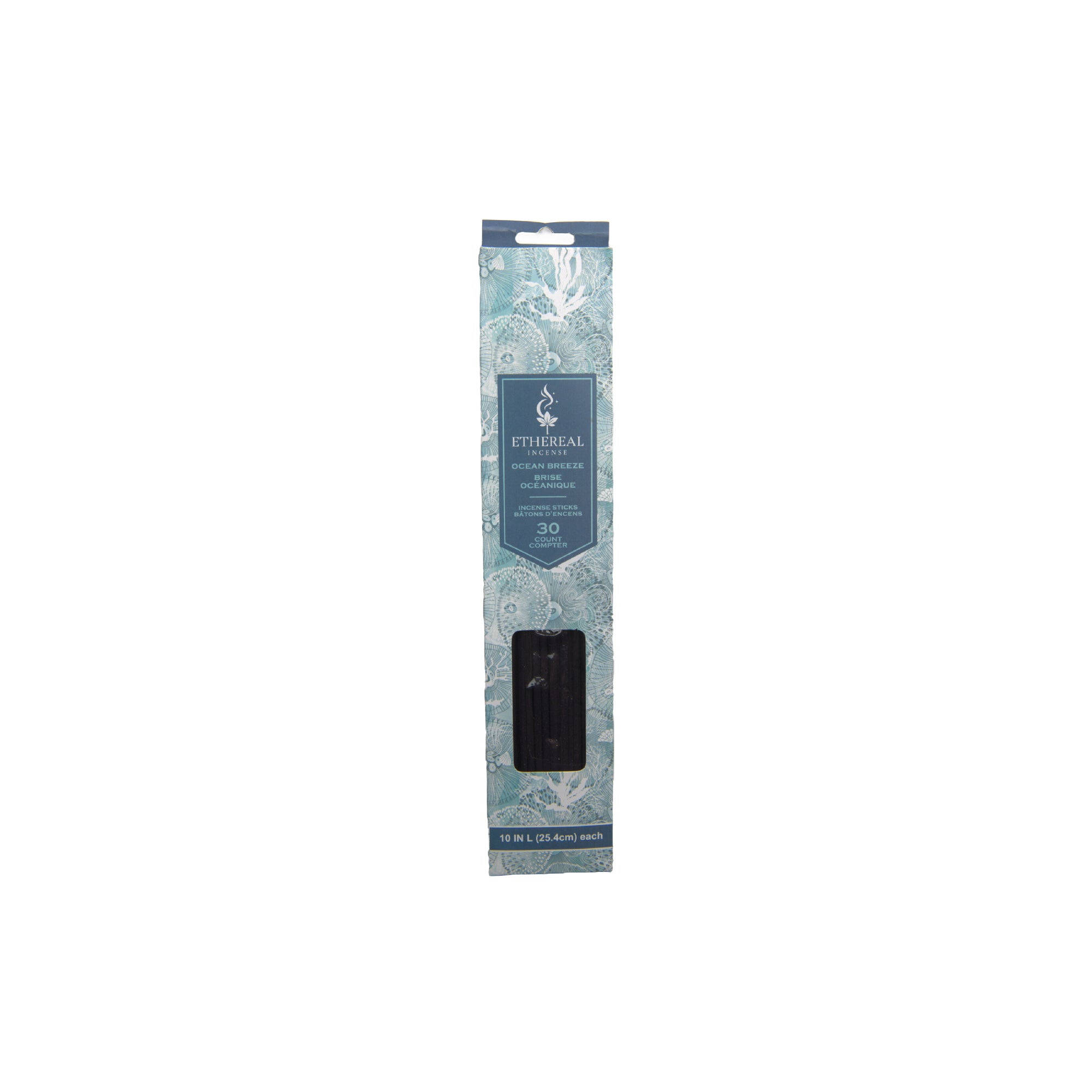 Ocean Breeze Scented Ethereal 30-Pack Incense Sticks - Set of 12