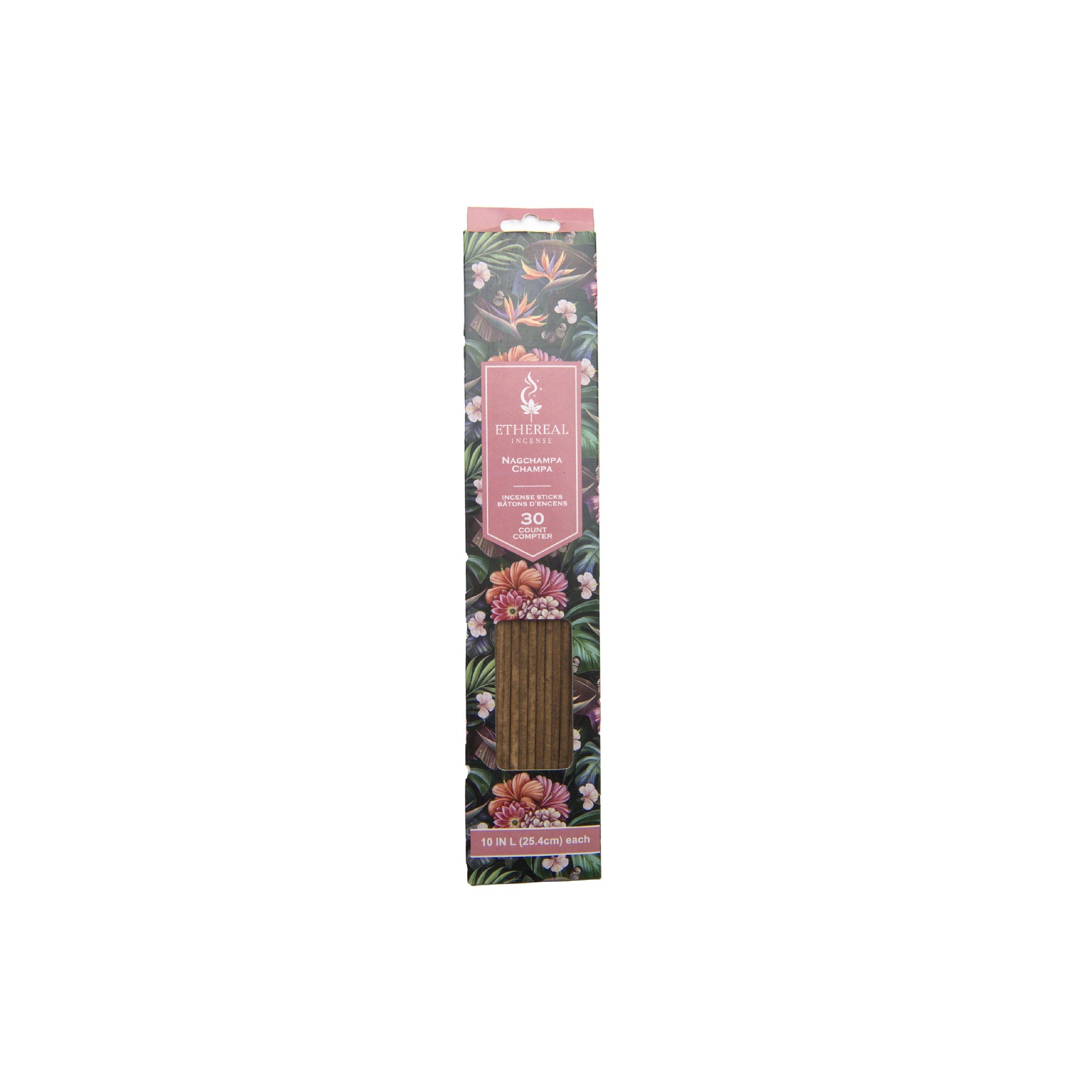 Nagchampa Scented Ethereal 30-Pack Incense Sticks - Set of 12