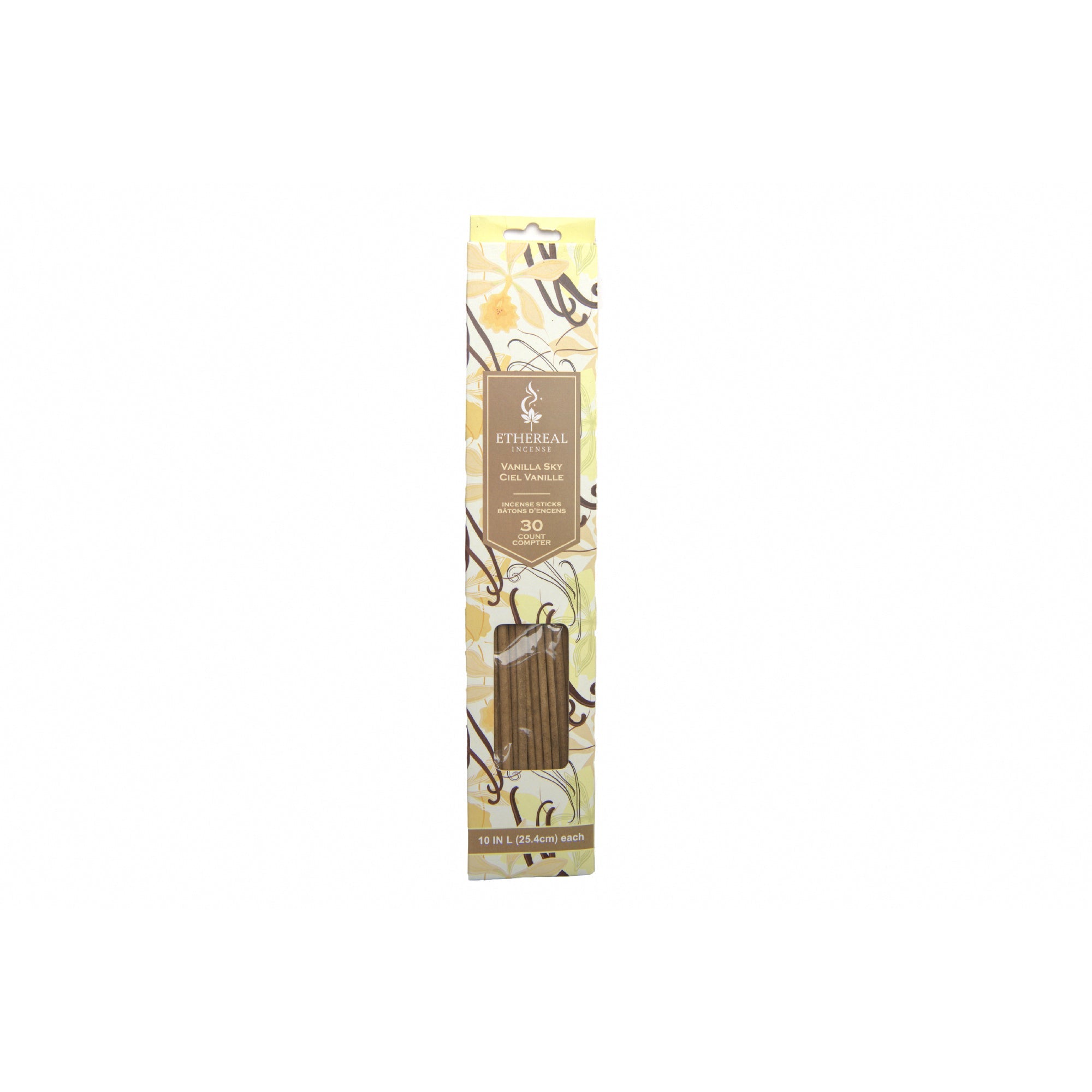 Vanilla Sky Scented Ethereal 30-Pack Incense Sticks - Set of 12