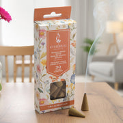 Sandalwood Scented Ethereal 30-Pack Incense Cones - Set of 12