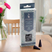 Ocean Breeze Scented Ethereal 30-Pack Incense Cones - Set of 12