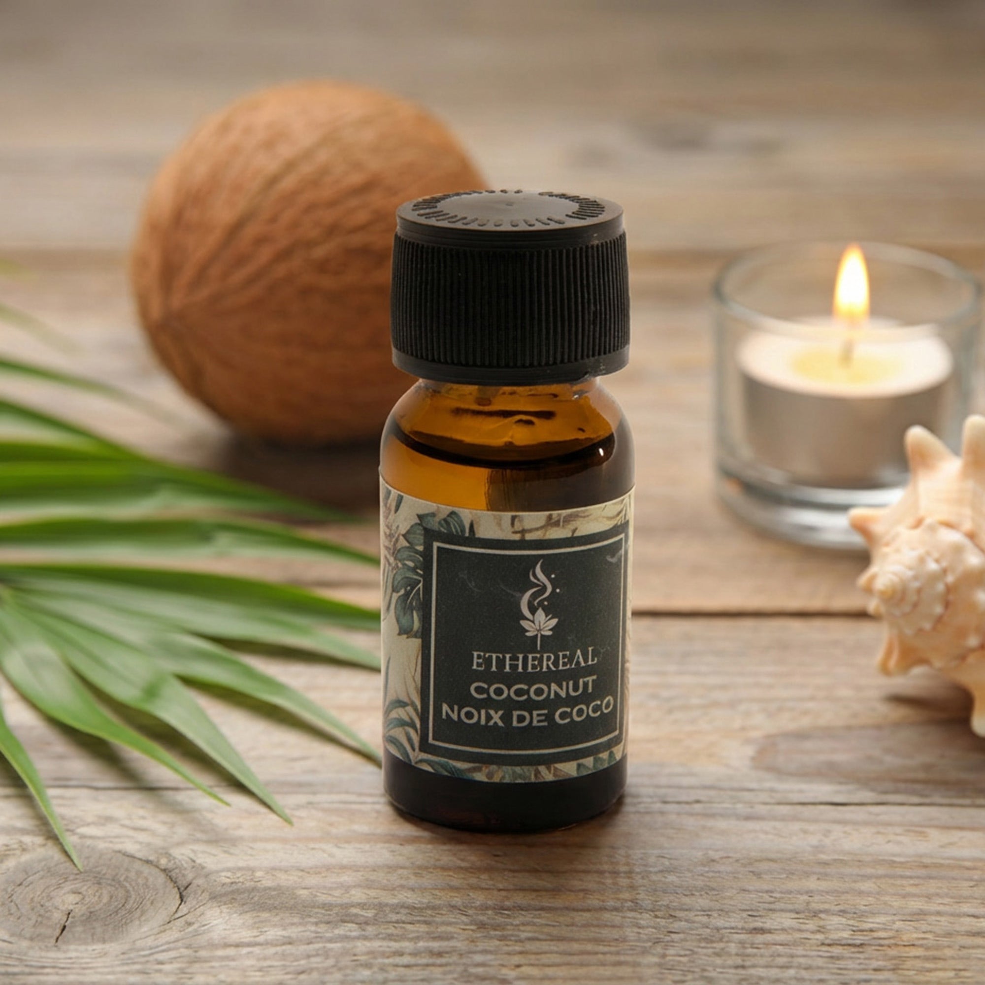 Coconut Scented Ethereal 15ml Fragrance Oil - Set of 6