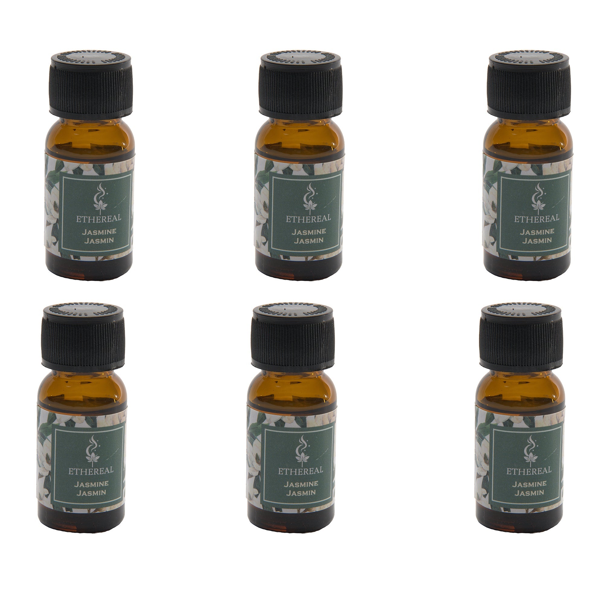 Jasmine Scented Ethereal 15ml Fragrance Oil - Set of 6