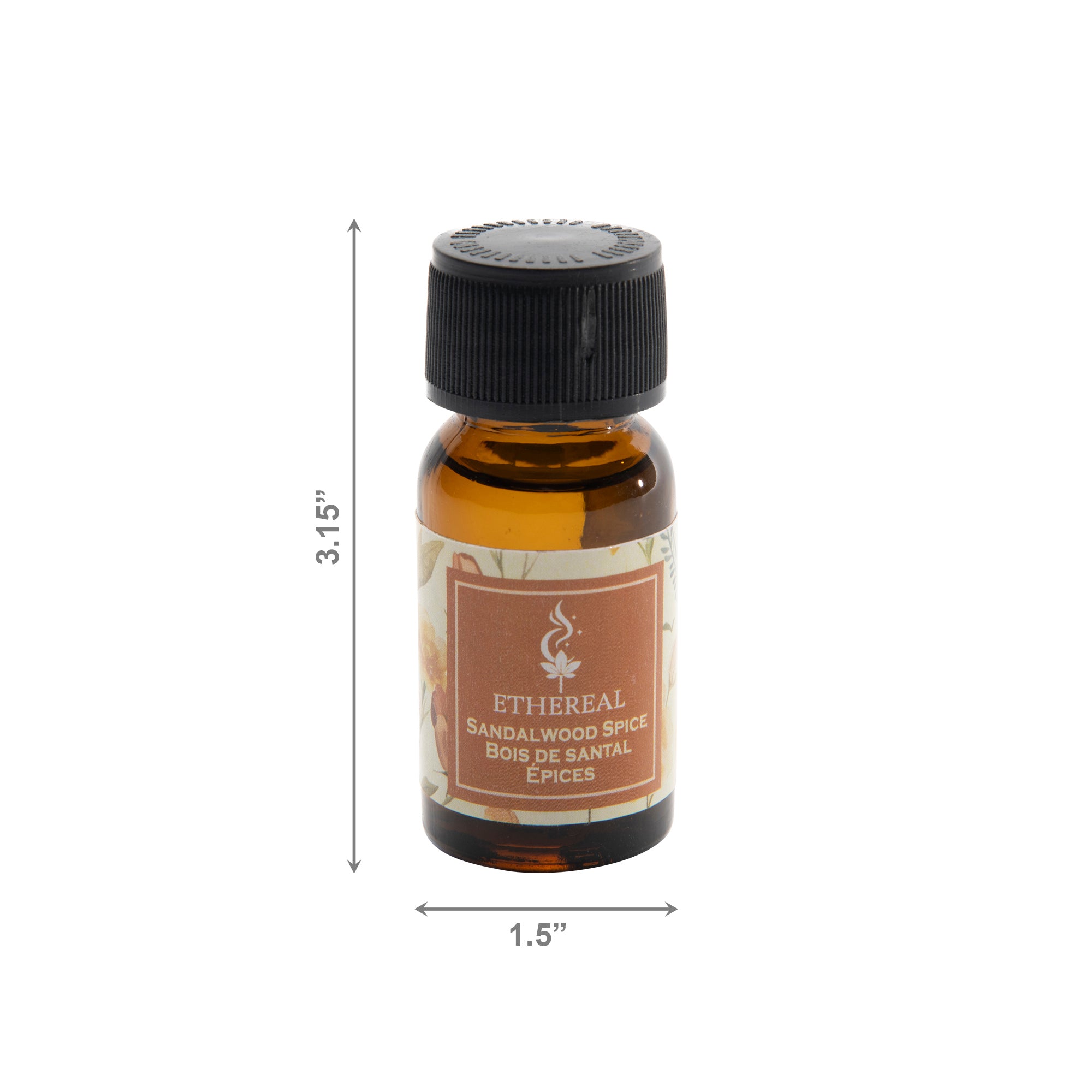 Sandalwood Scented Ethereal 15ml Fragrance Oil - Set of 6