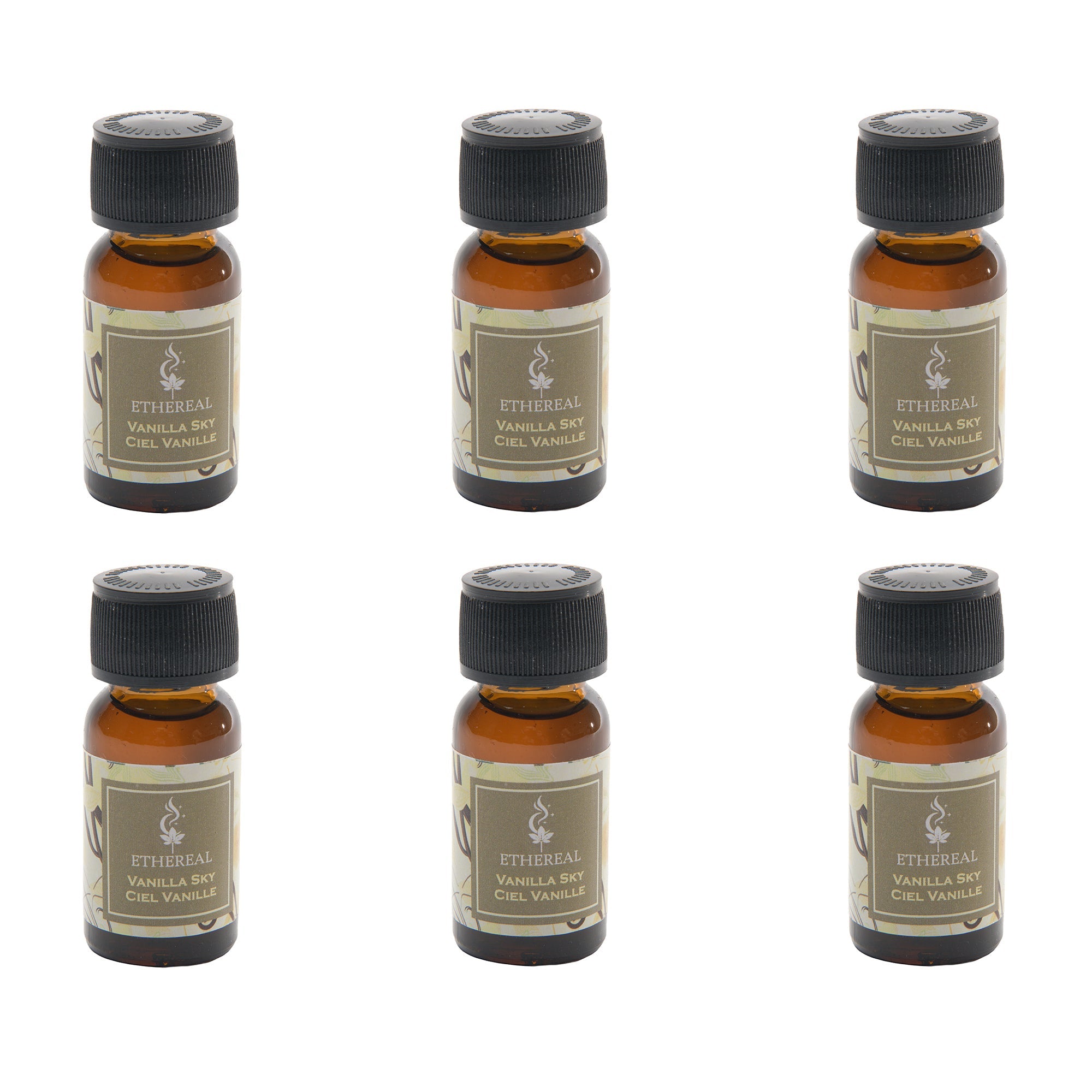 Vanilla Sky Scented Ethereal 15ml Fragrance Oil - Set of 6