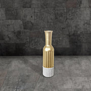Metal Vase 18 Inch Dawn, Decorative Floor Vase, Modern Home Accent