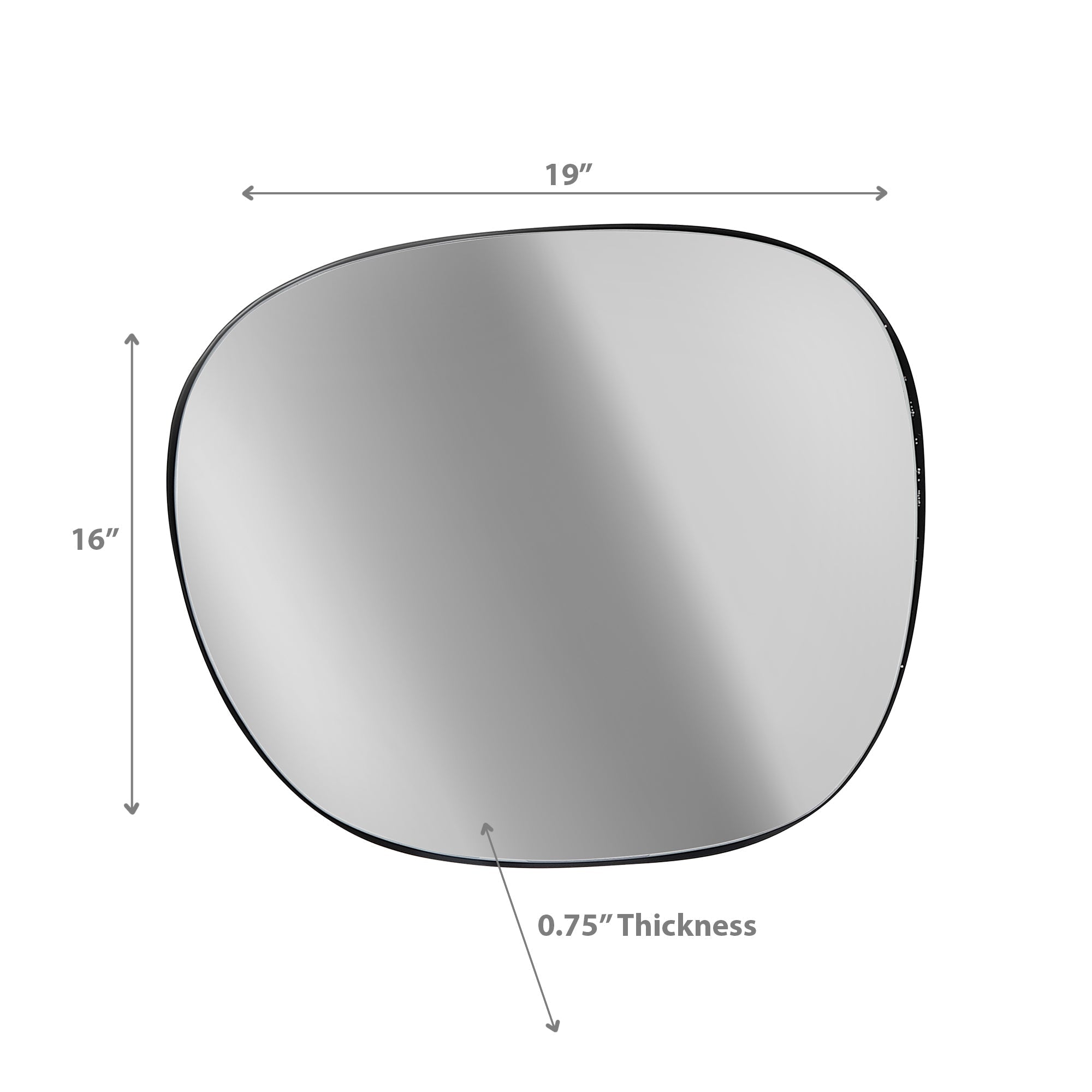 Eva Metal Mirror – Decorative Wall Mirror, Modern Home Decor