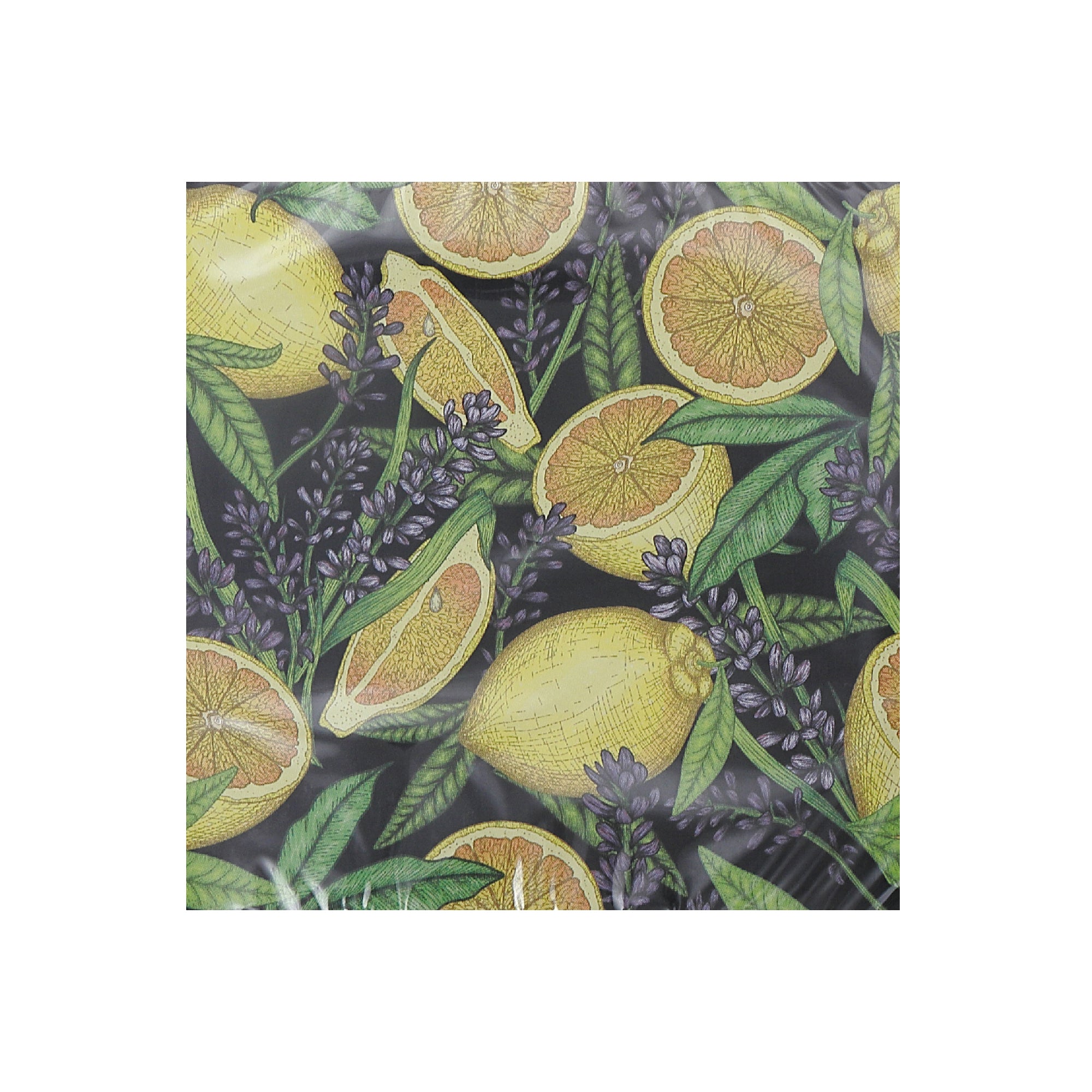 20-Pack 3-Ply Luncheon Napkins, Lemon & Lavender Design - Set of 6