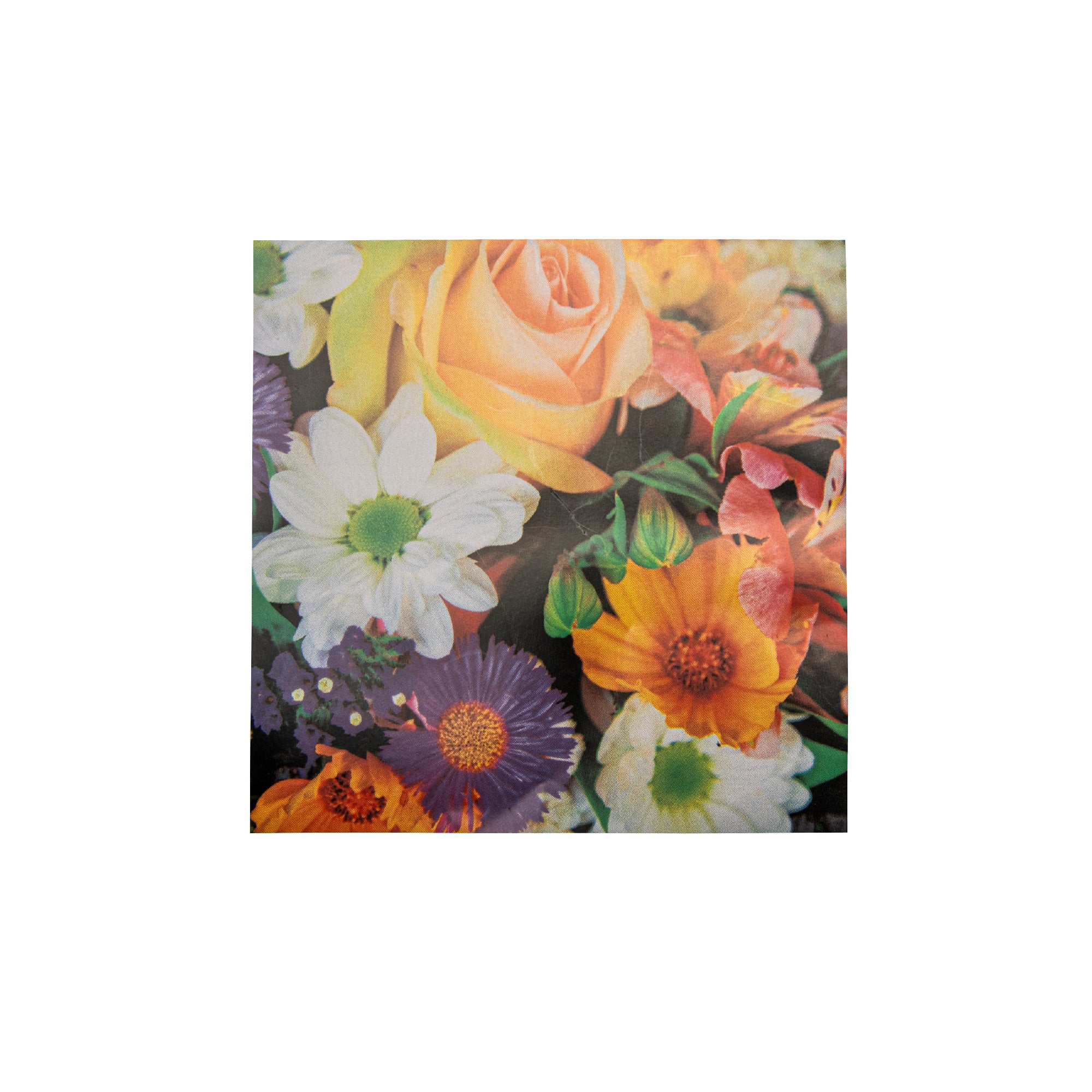 20-Pack 3-Ply Luncheon Napkins with Floral Bouquet Design - Set of 6