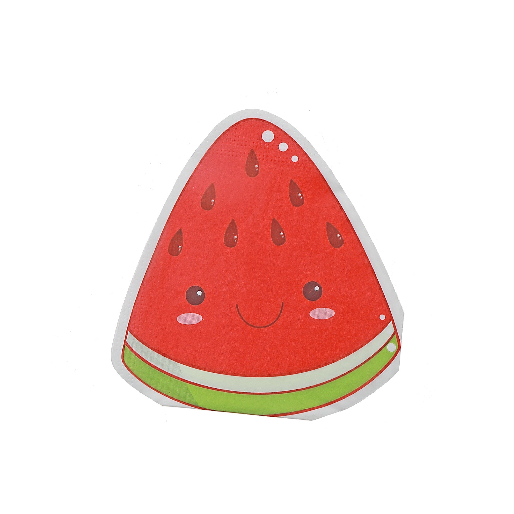 12-Pack 3-Ply Watermelon Shaped Napkins - Set of 6