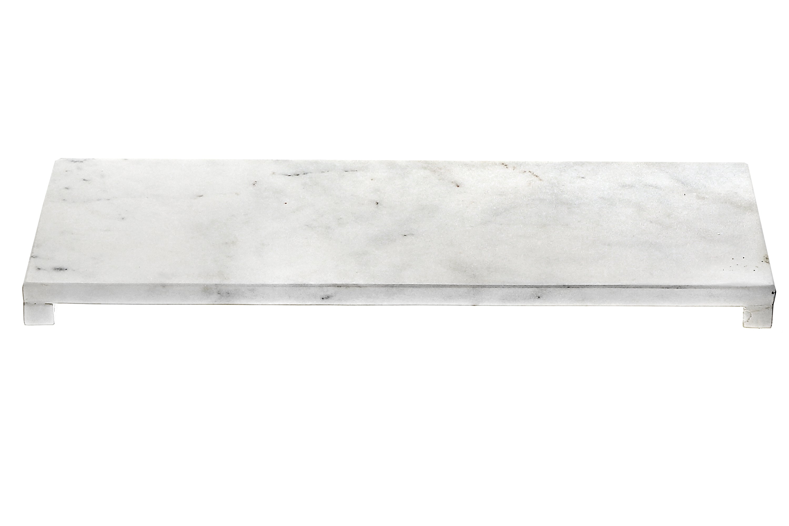Large Marble Rectangular Footed Tray – Kitchen Serving, Table Decor