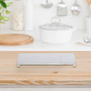 Marble Rectangular Footed Tray Medium