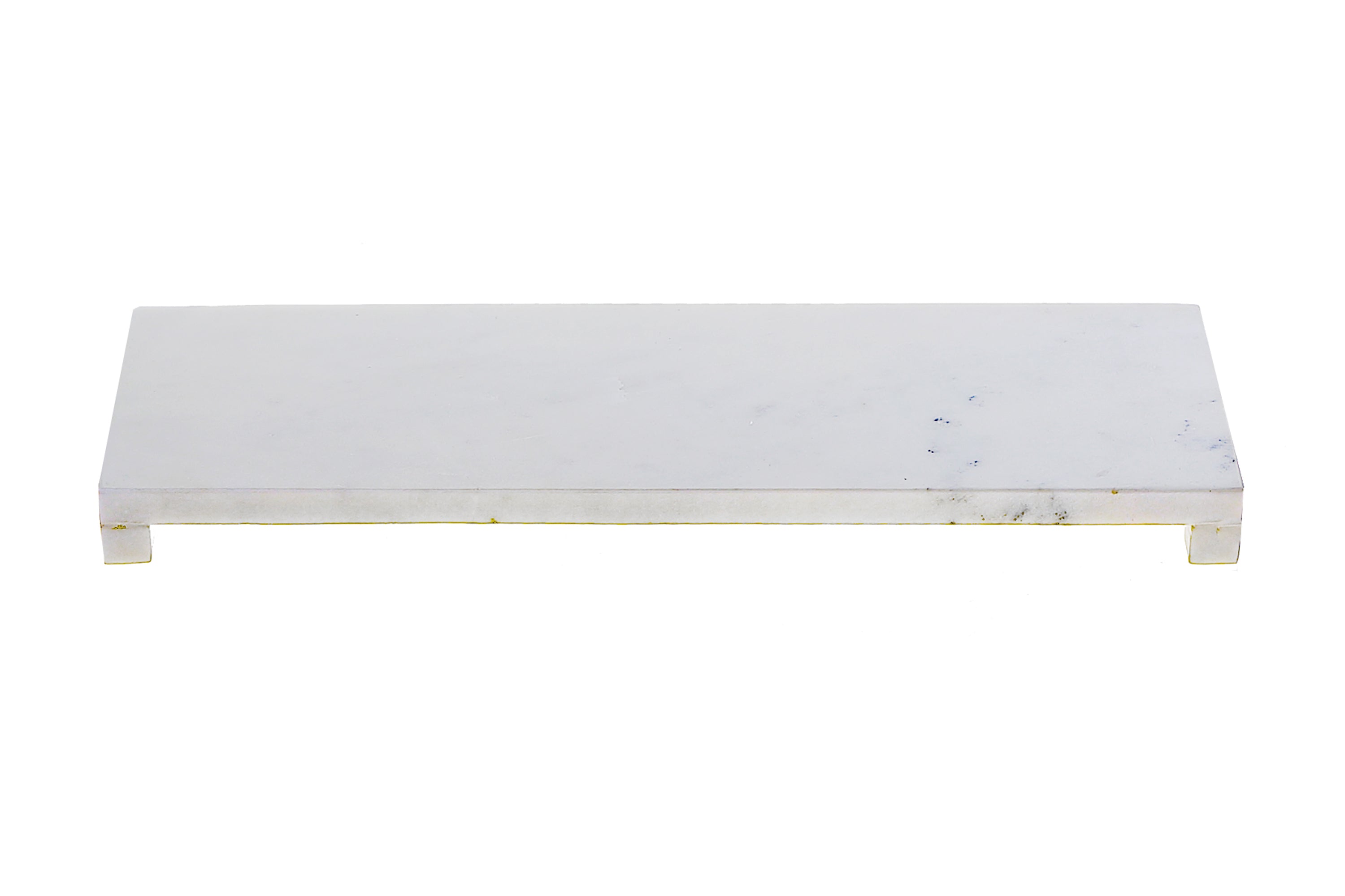 Medium Marble Rectangular Footed Tray – Kitchen Serving, Table Decor