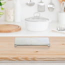 Marble Rectangular Footed Tray Small