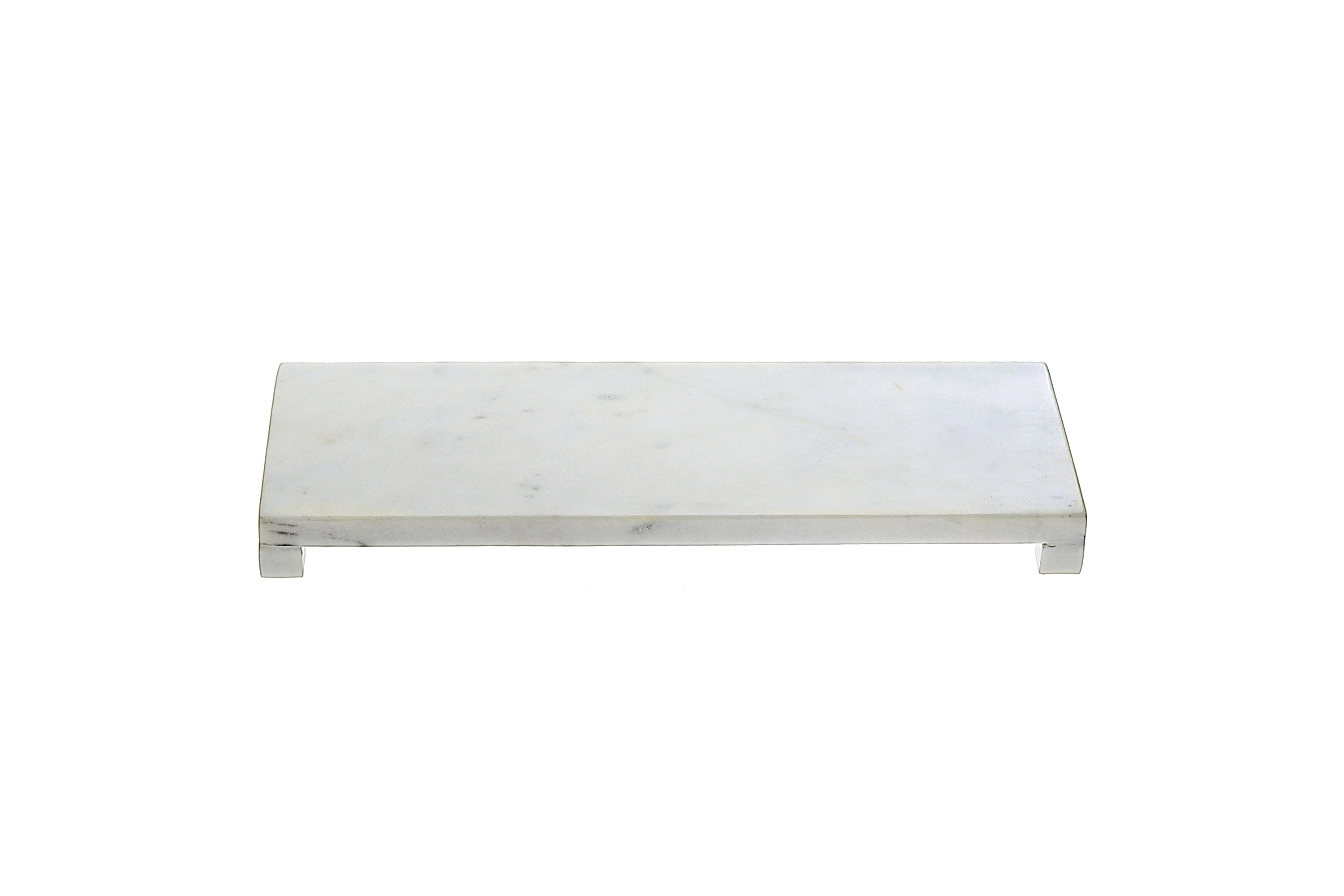 Small Marble Rectangular Footed Tray – Kitchen Serving, Table Decor