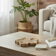 Mango Wood Decorative Flower Tray