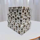Rectangle Nesting Boxes Top Lid Bears Set Of 3