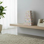 Set of 3 Square Nesting Storage Boxes with Butterfly and Floral Prints